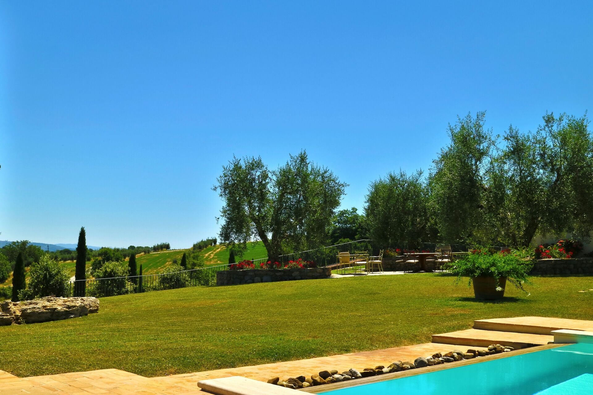 Villa Le Buche badkamer in Sarteano