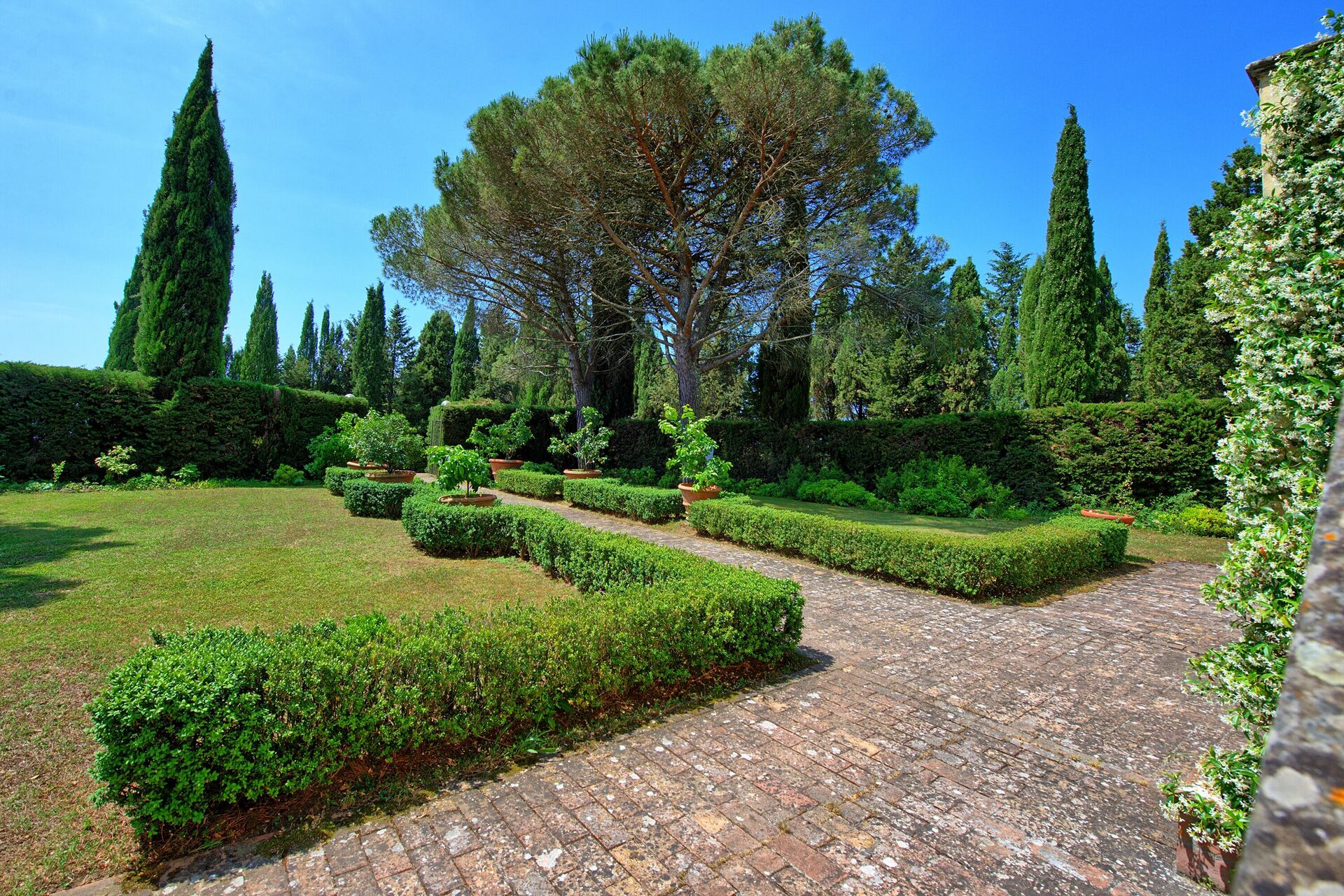 Villa Sorbaiano slaapkamer in Montecatini