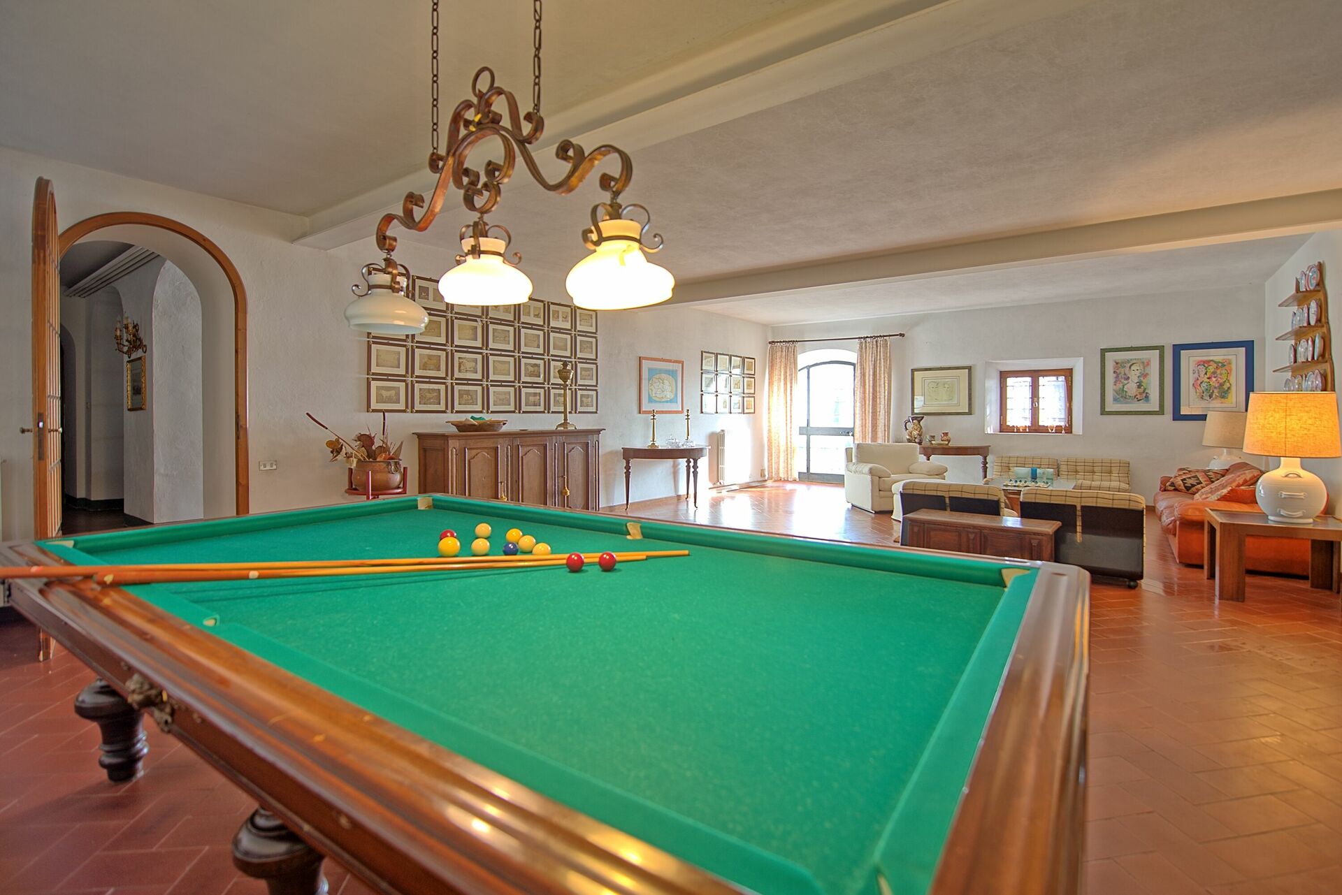 Villa Sorbaiano keuken in Montecatini