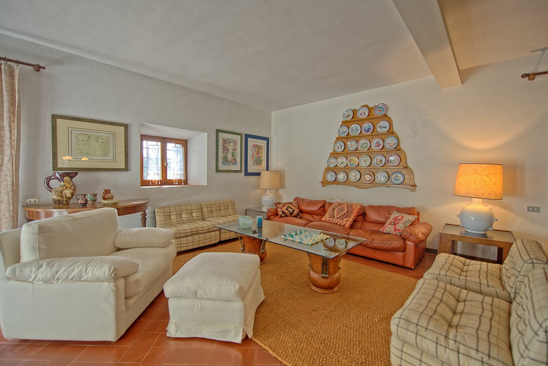 Villa Sorbaiano badkamer in Montecatini