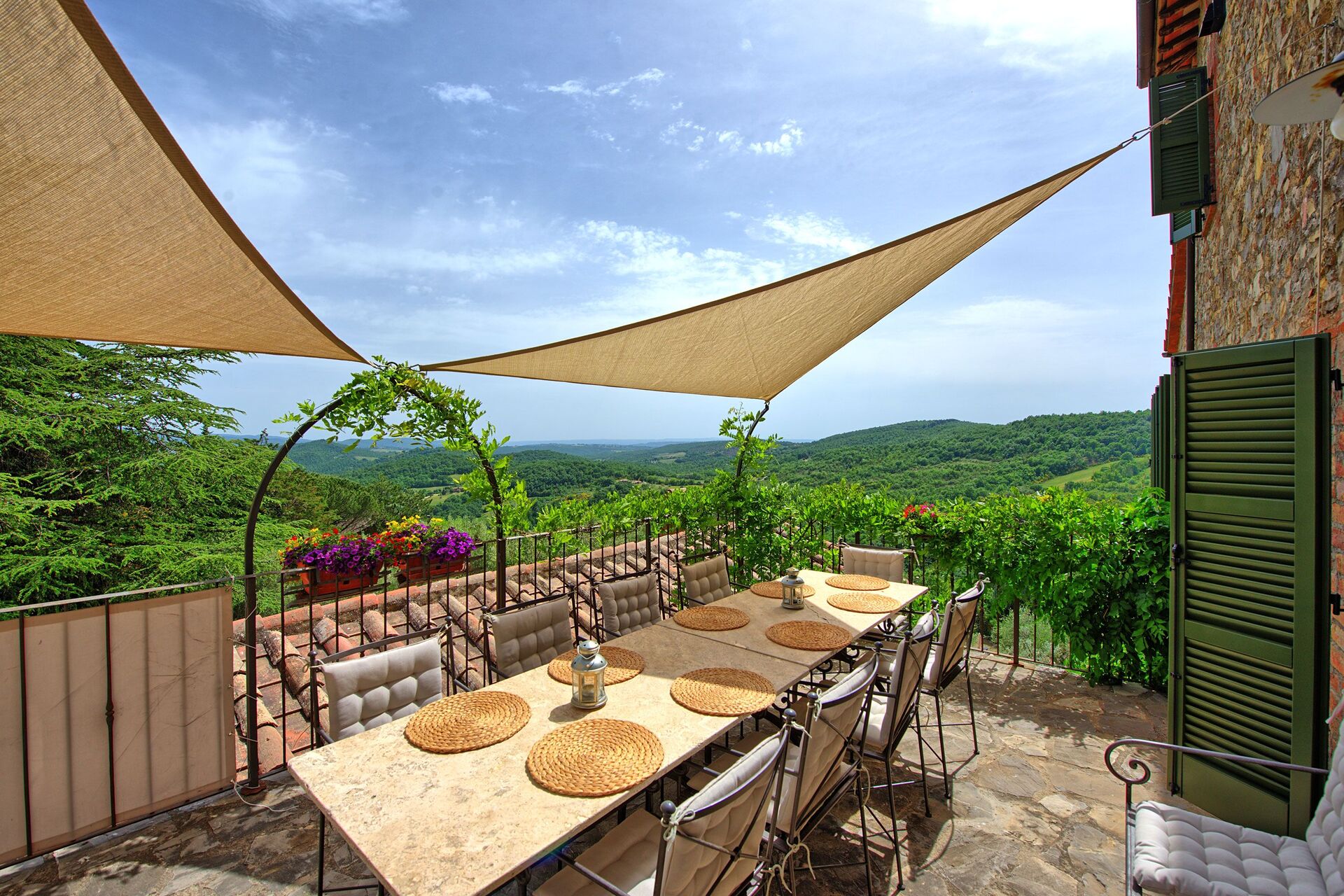 Villa Collina badkamer in Montegiove