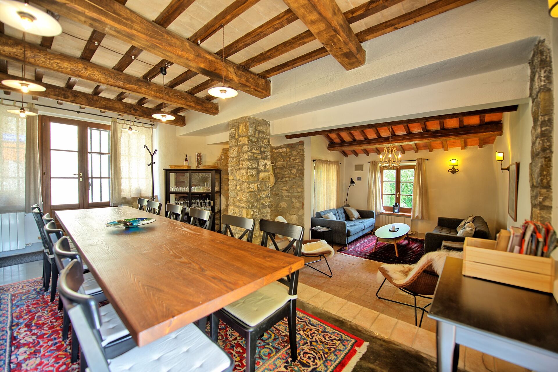 Villa Collina tuin in Montegiove