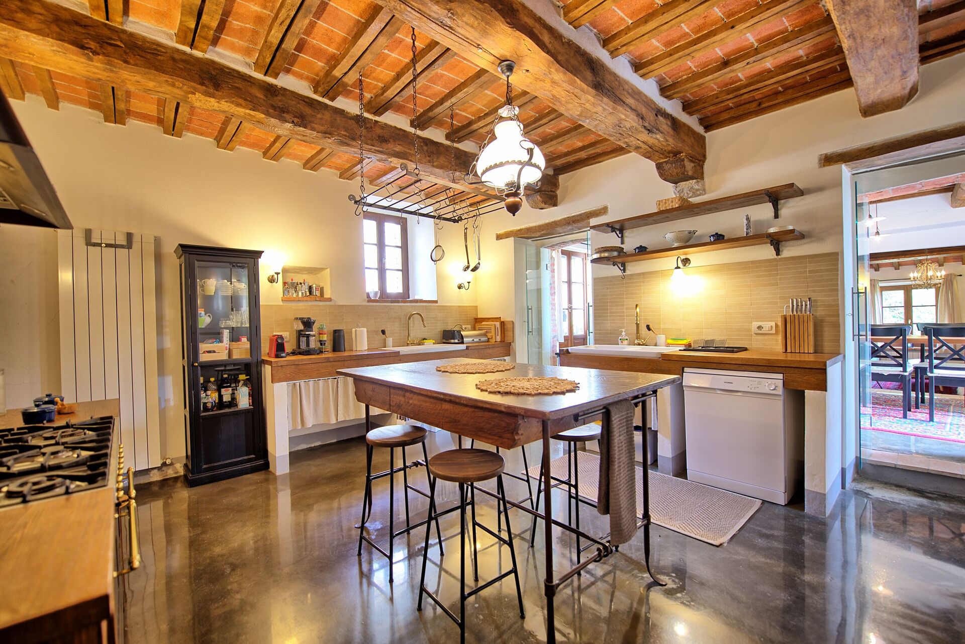 Villa Collina badkamer in Montegiove