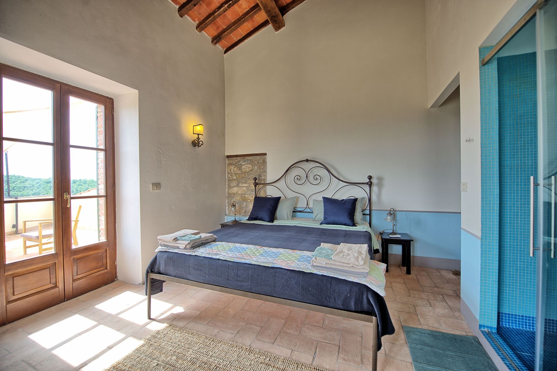 Villa Collina tuin in Montegiove