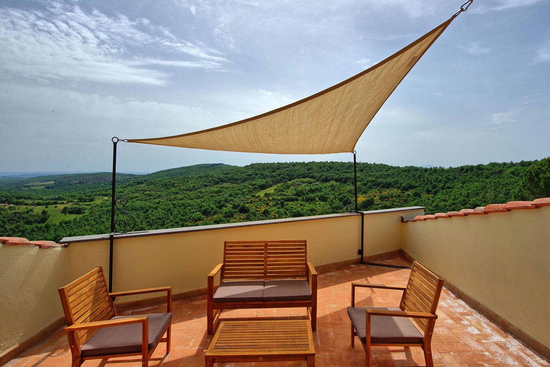 Villa Collina keuken in Montegiove