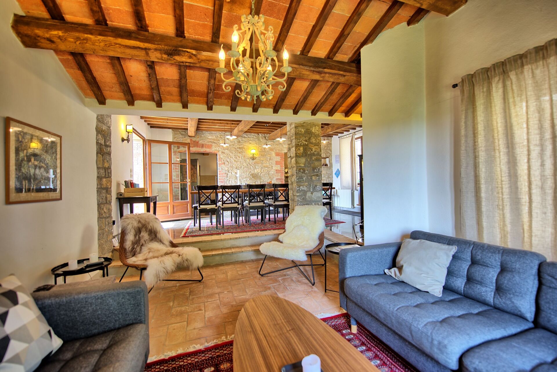 Villa Collina interieur in Montegiove