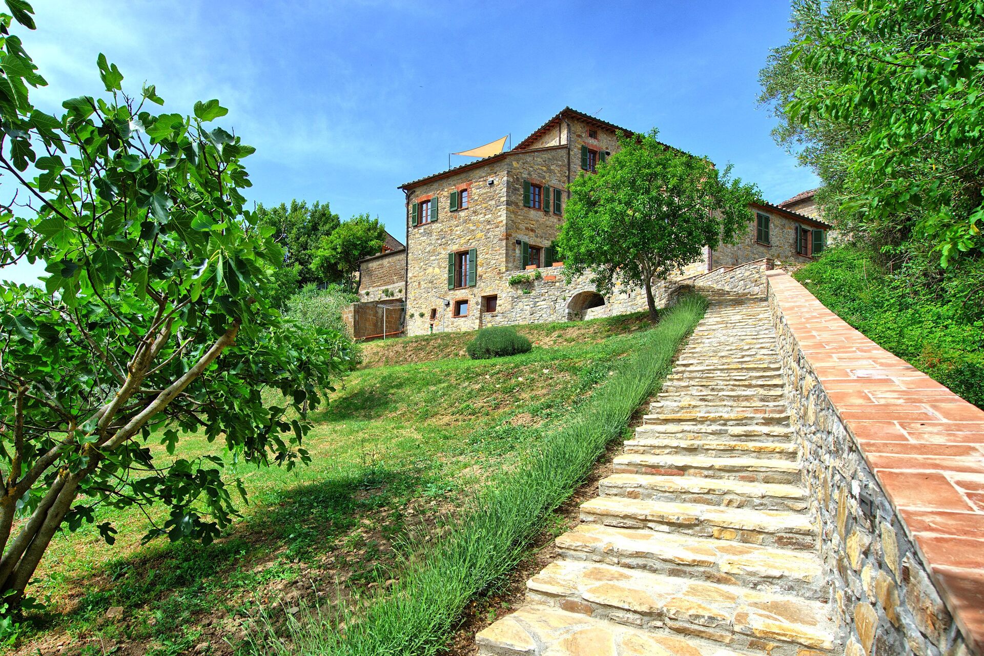 Villa Collina keuken in Montegiove