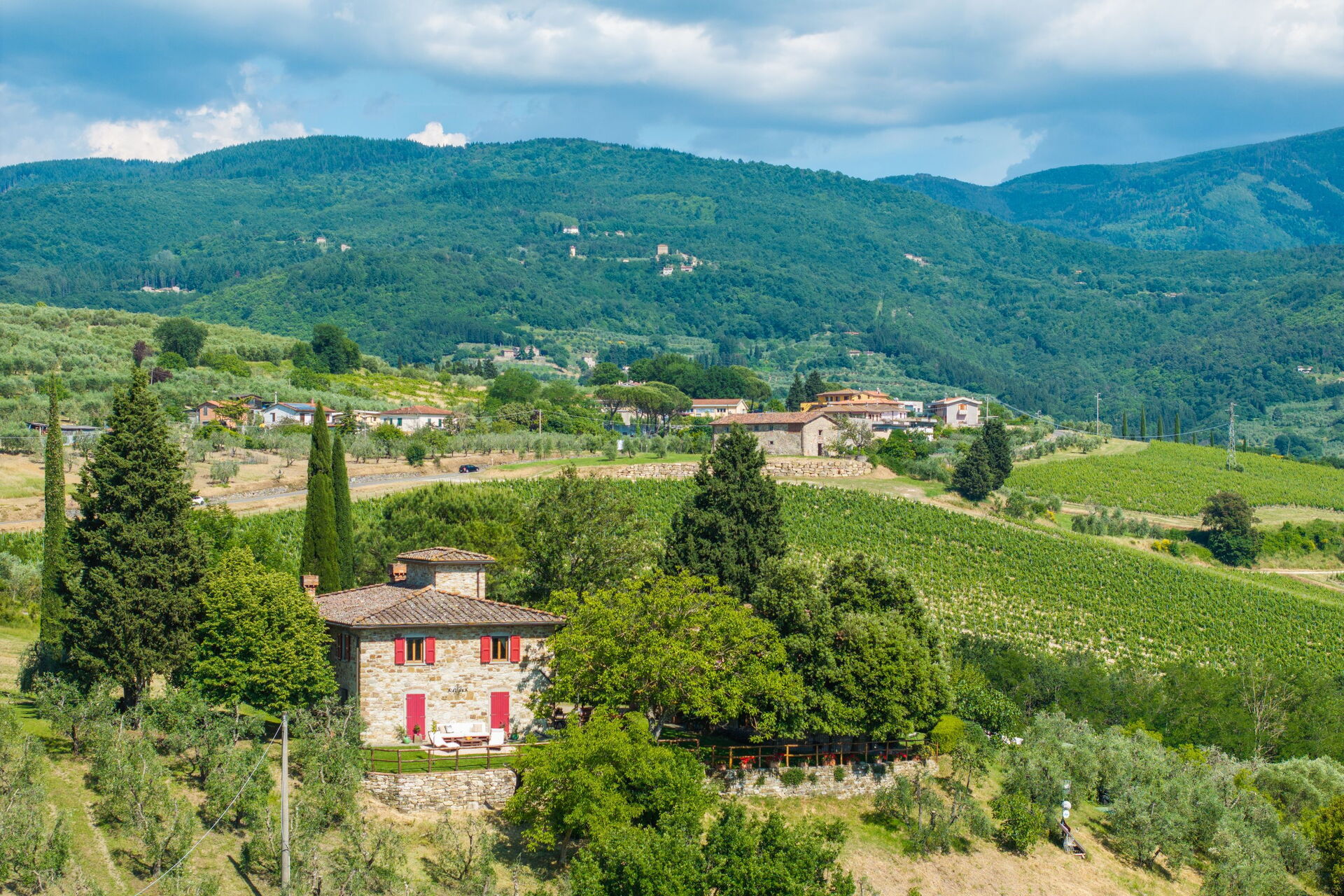 San Guido badkamer in Pelago