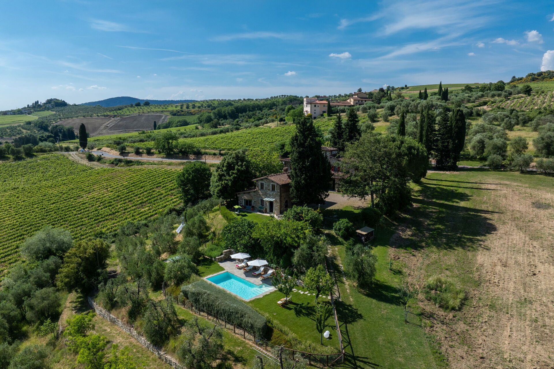 San Guido badkamer in Pelago