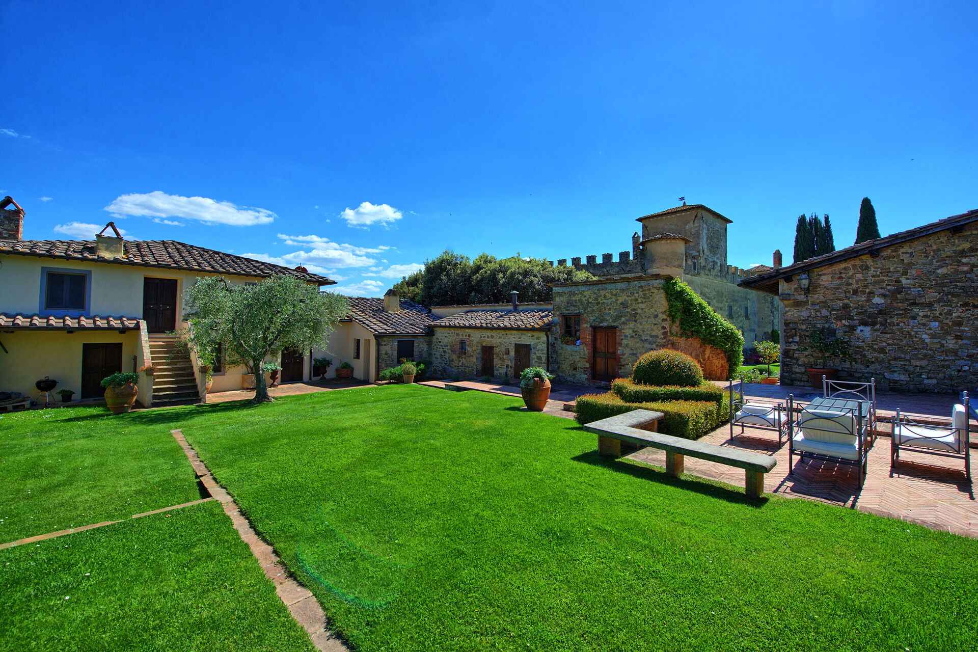 Villa Paneretta tuin in Monsanto Ii