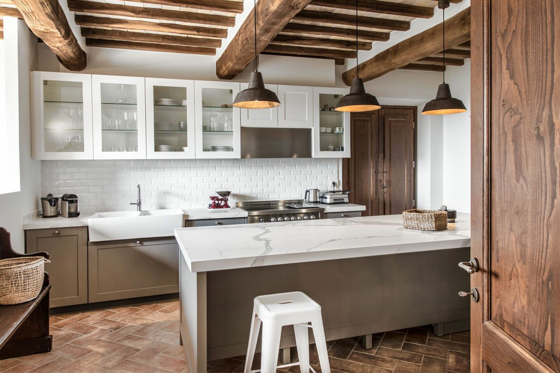 Villa Chiugi tuin in Seggiano