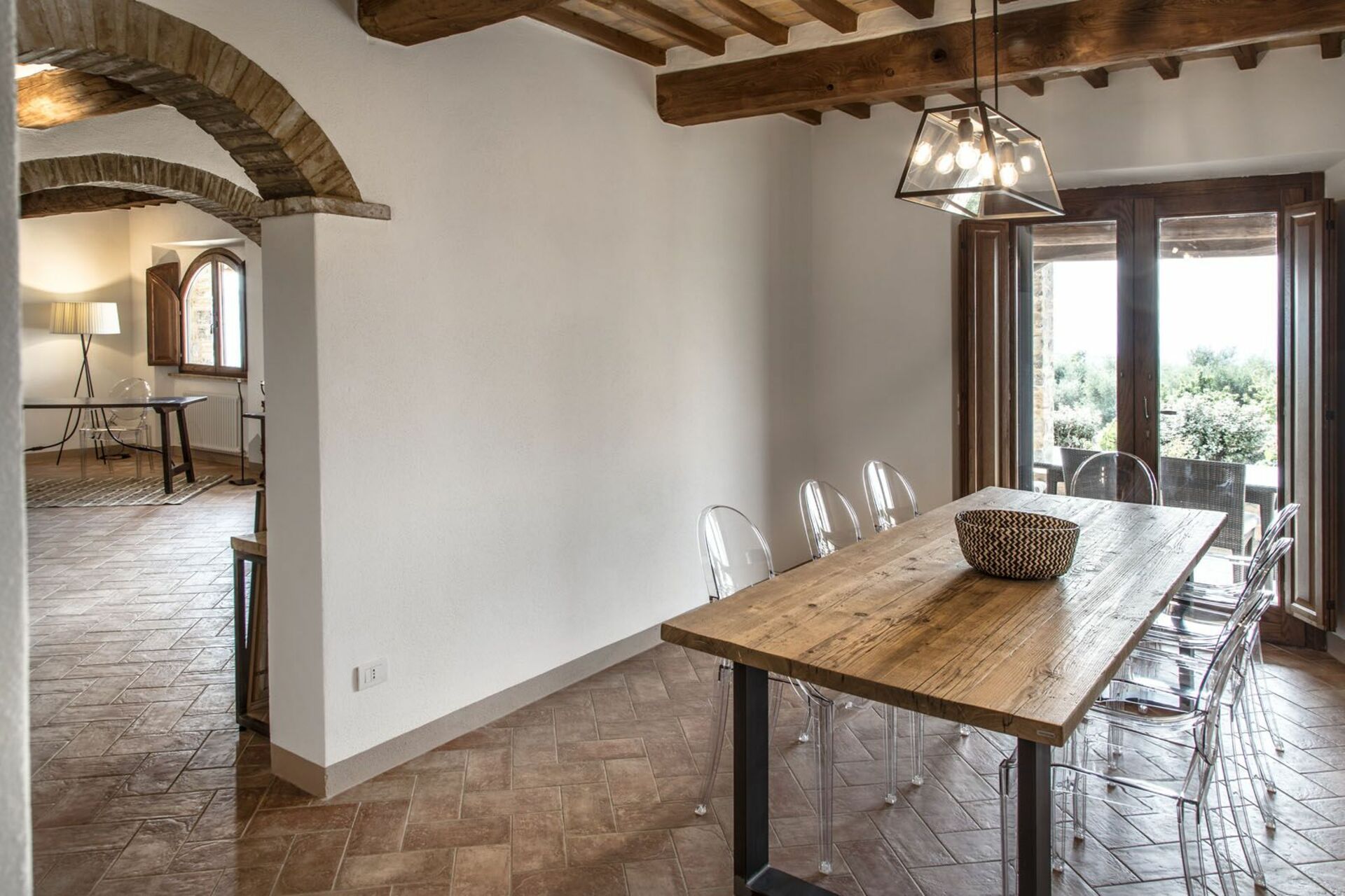 Villa Chiugi tuin in Seggiano