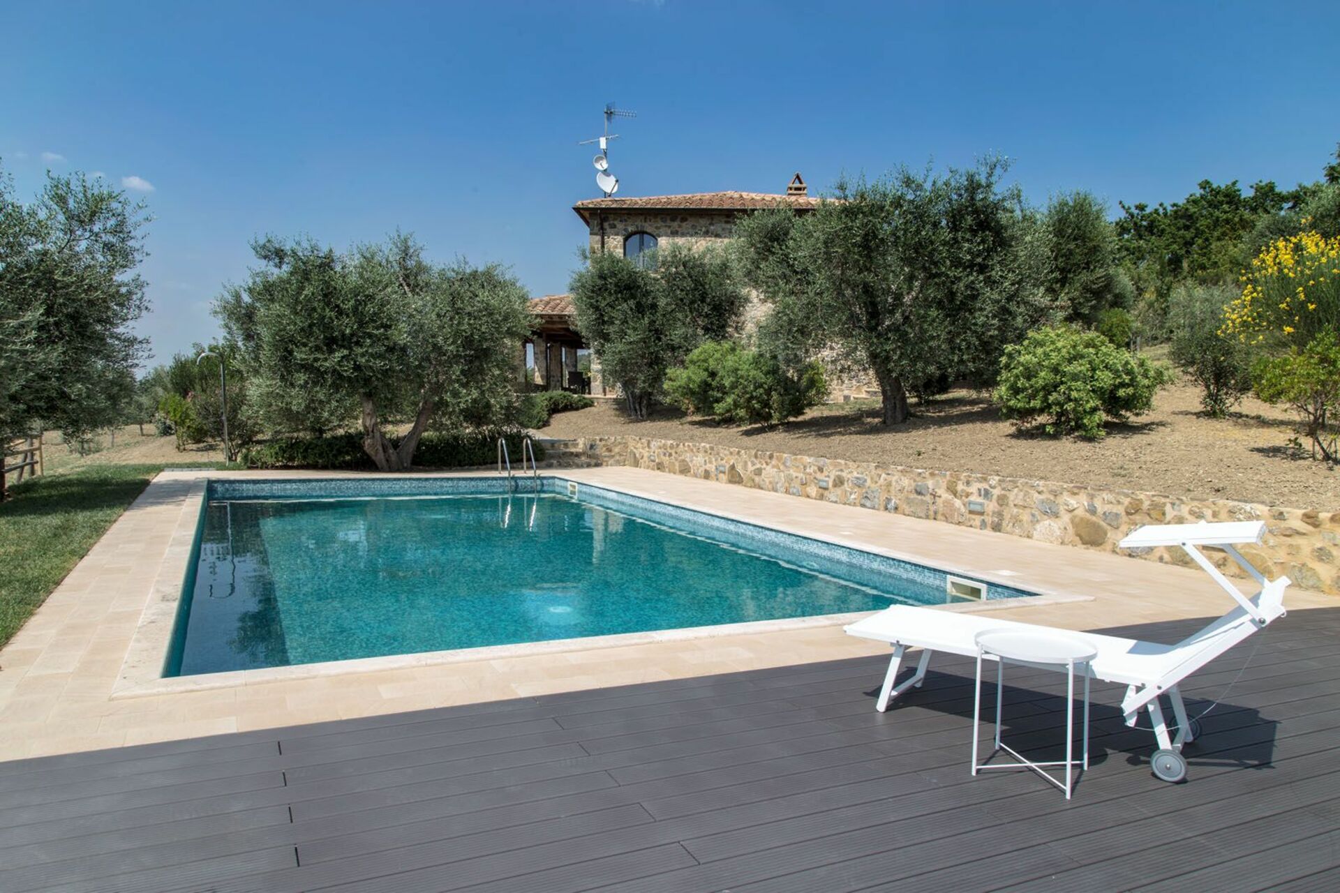 Villa Chiugi keuken in Seggiano