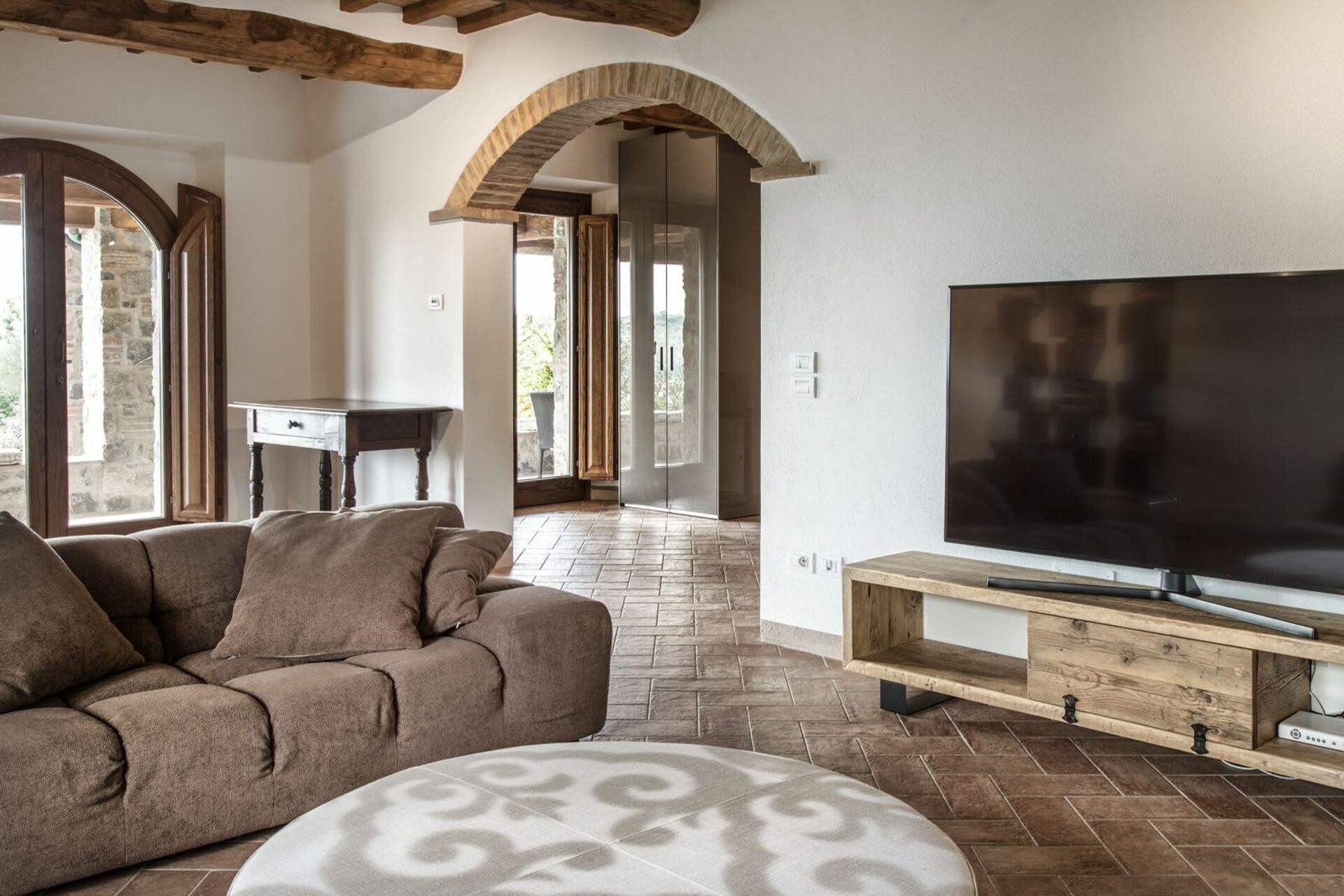 Villa Chiugi keuken in Seggiano