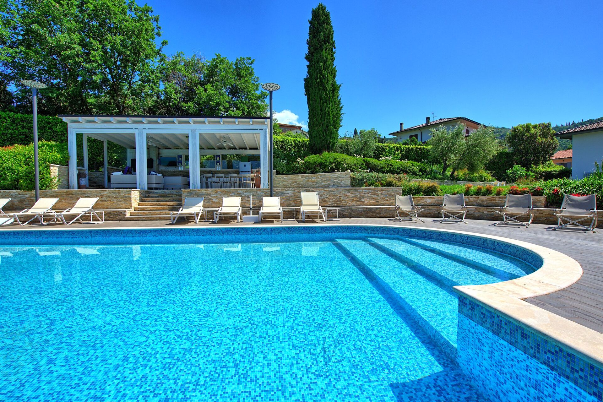 Casa White tuin in Castiglion Fiorentino