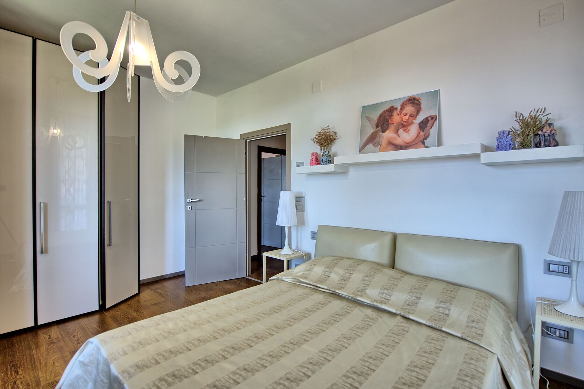 Casa White slaapkamer in Castiglion Fiorentino