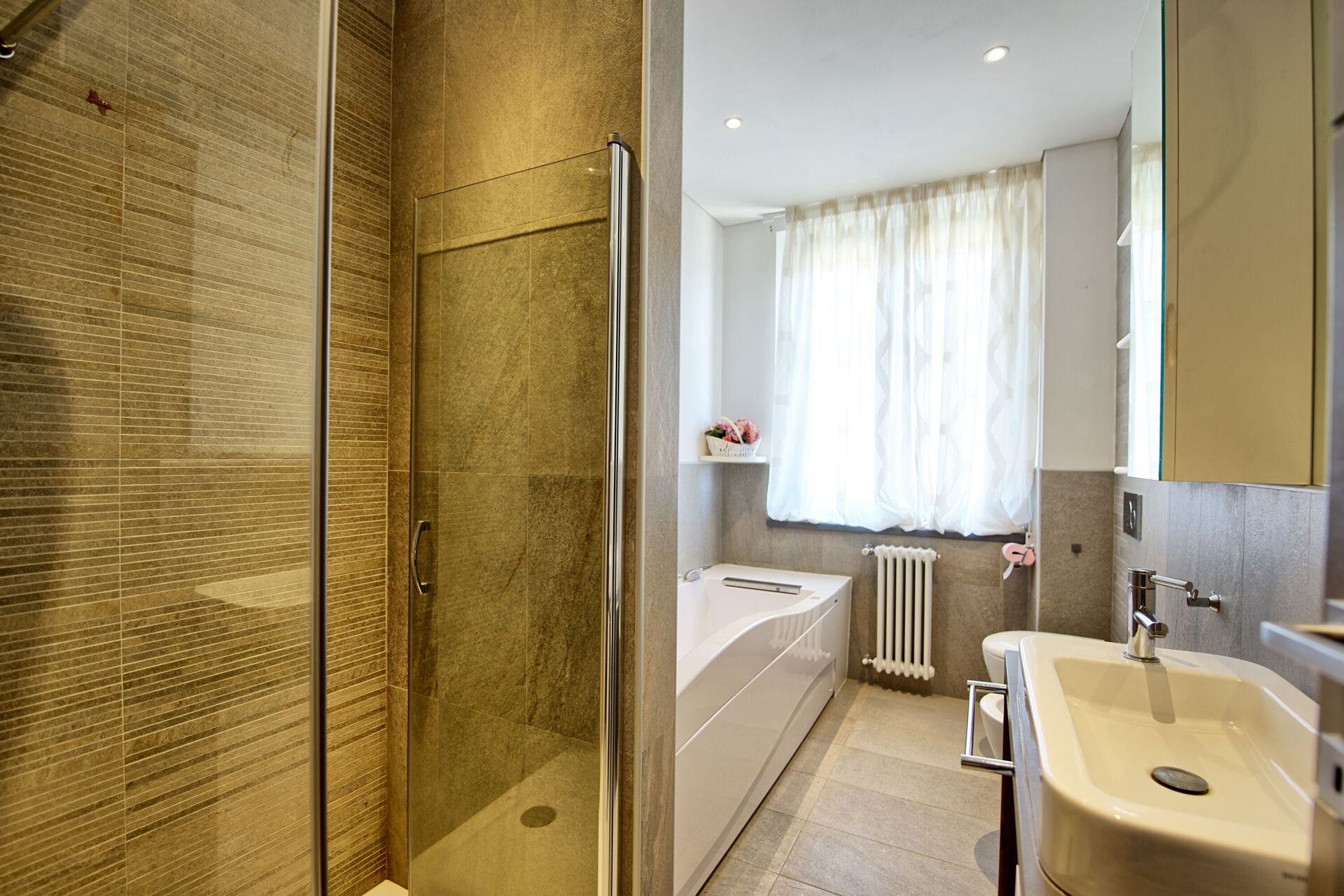 Casa White badkamer in Castiglion Fiorentino