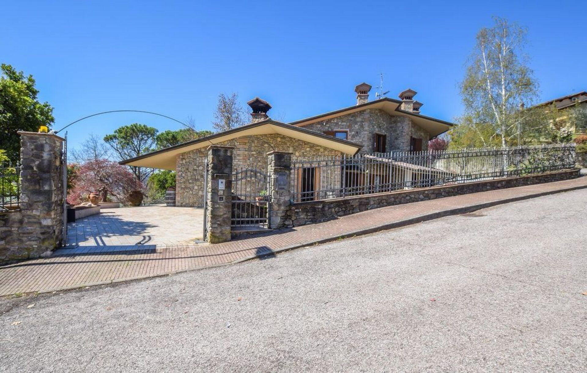 Villa Paradiso badkamer in Trestina