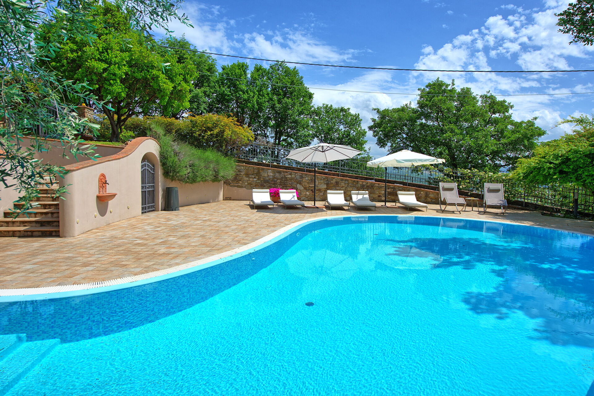 Villa Paradiso slaapkamer in Trestina