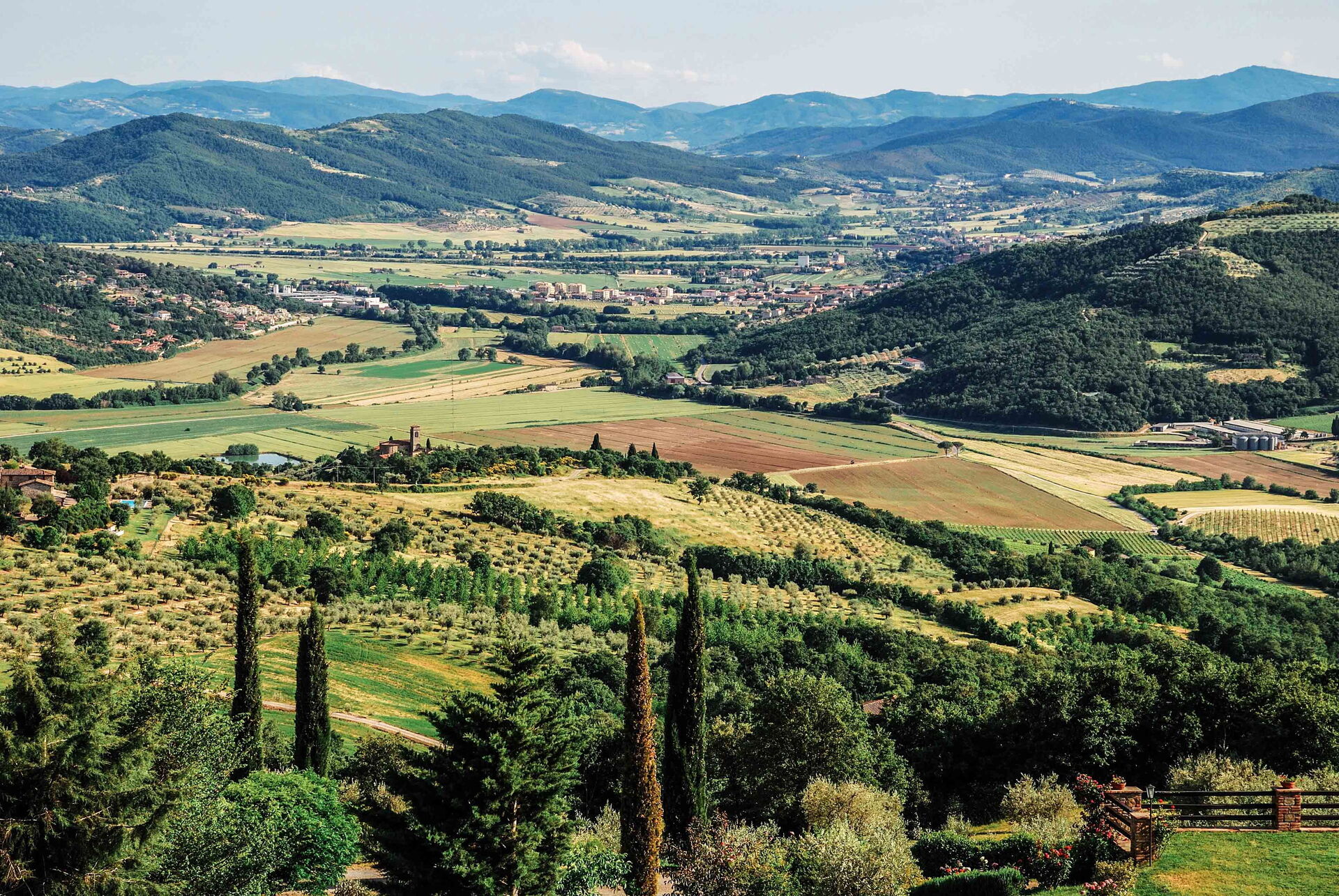 Villa Paradiso tuin in Trestina