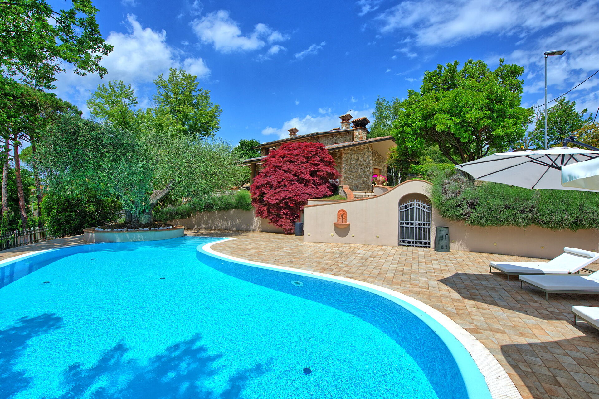 Villa Paradiso slaapkamer in Trestina