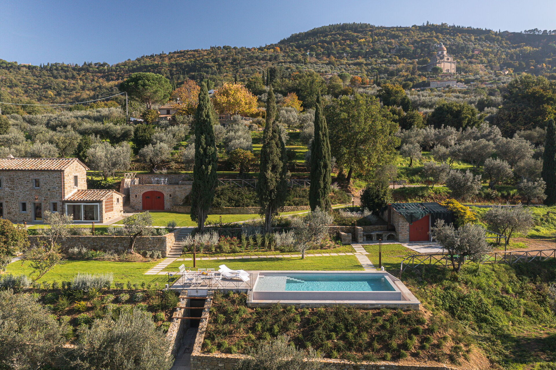Villa Belvedere in Cortona, Toscane