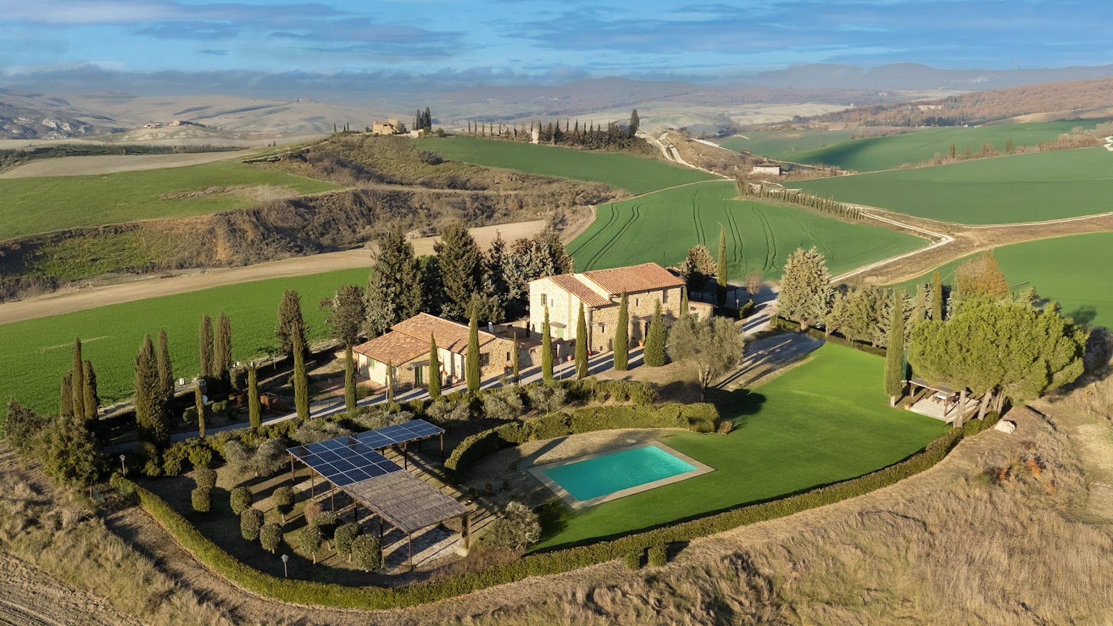Villa Campiglia in Pienza, Toscane