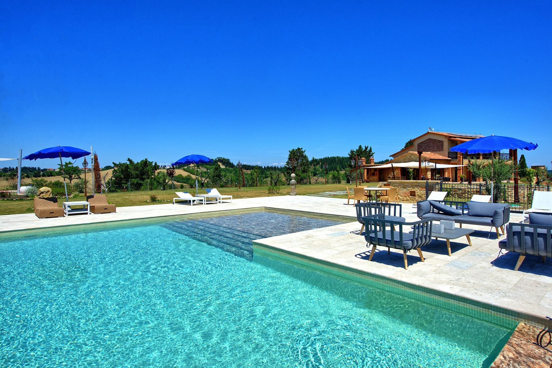 Villa Massimiliano in Lajatico, Toscane