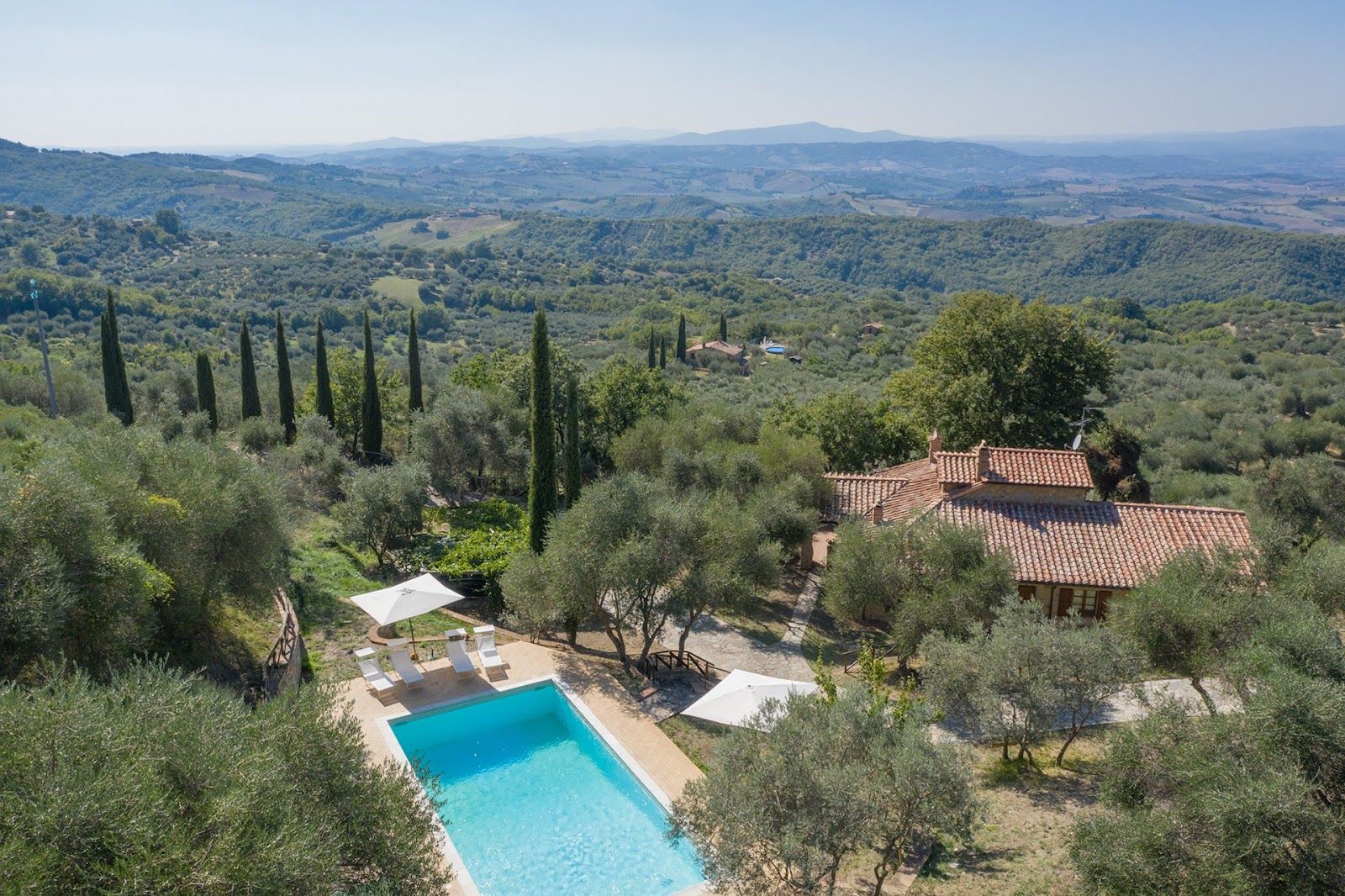 Villa Colombina in Cinigiano, Toscane